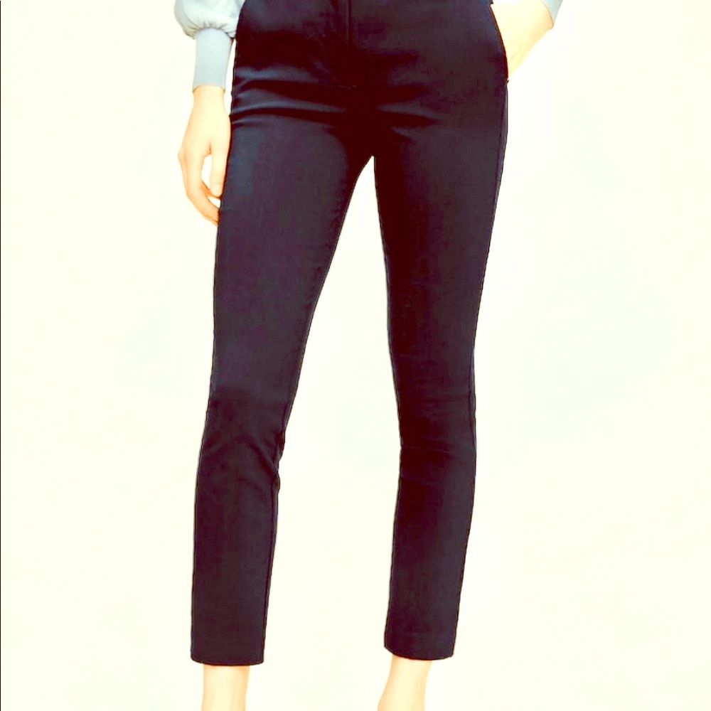 MANGO (MNG) HIGH WAIST TAILORED CROPPED PANTS